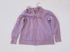 Carhartt Women’s Small Zip-Up Jacket Magenta Sweatshirt Workwear Casual